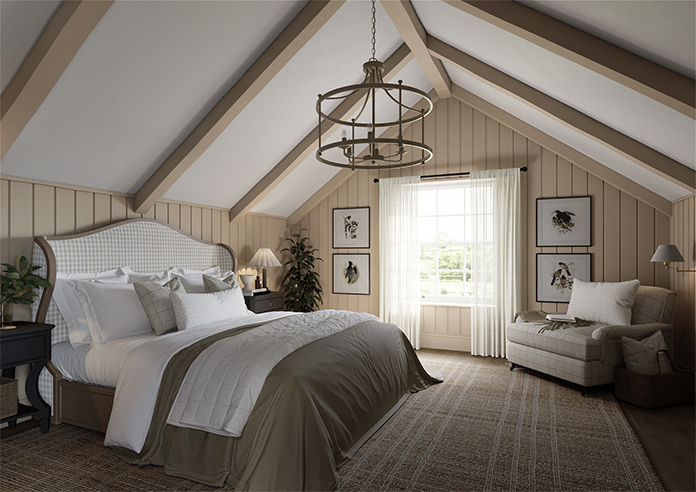 Catania Stripe Voile, Powder Cream - Made to Measure Curtains - Image 7